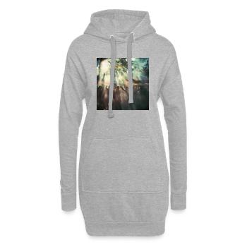 Rave - Hoodie-Kleid - Grau meliert - Vorne