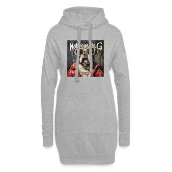 My friend Sean - Hoodie-Kleid - Grau meliert - Vorne