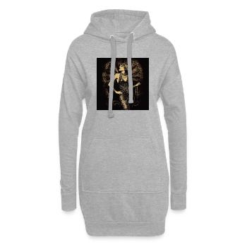 Berlin 20s girl - Hoodie-Kleid - Grau meliert - Vorne