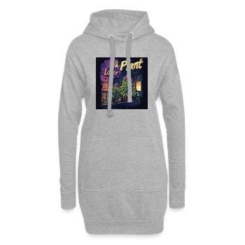 Canabis lover NYC - Hoodie-Kleid - Grau meliert - Vorne