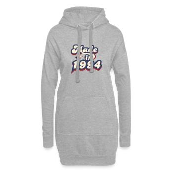 Hergestellt im Jahr 1994 Retro - Hoodie-Kleid - Grau meliert - Vorne