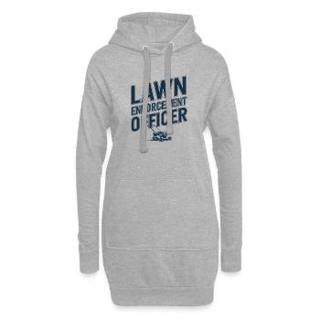 Agent d’application de la loi sur les pelouses - Sweat-shirt à capuche long Femme - gris chiné - Devant