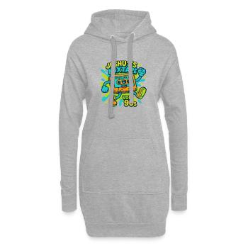 Joshua’s Mixtape Vol. 90s - Hoodie-Kleid - Grau meliert - Vorne