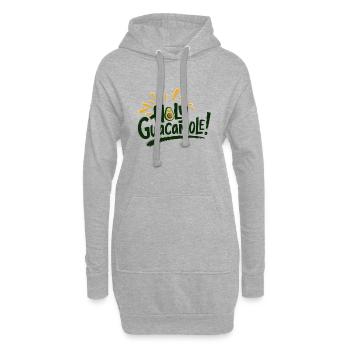 Sacré Guacamole ! - Sweat-shirt à capuche long Femme - gris chiné - Devant