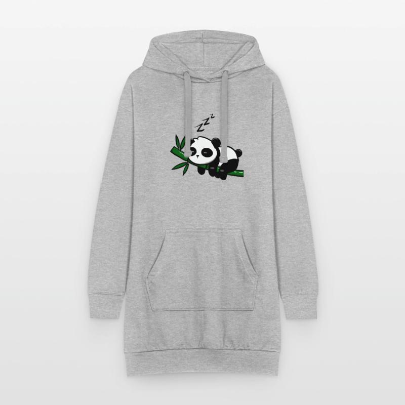 Pandodo Sweat-shirt à capuche long Femme