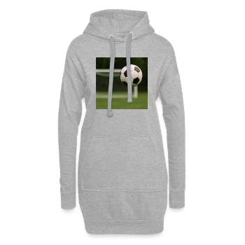 Sport - Football - Sweat-shirt à capuche long Femme - gris chiné - Devant