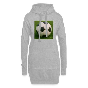 Sport - Football - Sweat-shirt à capuche long Femme - gris chiné - Devant