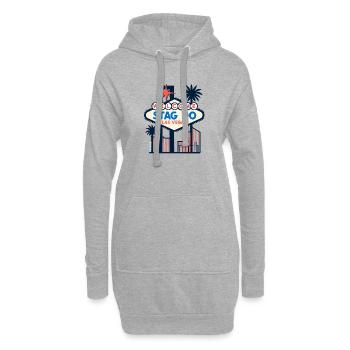 Vegas Junggesellenabschied | Junggesellen-Party mit hohen Einsätzen - Hoodie-Kleid - Grau meliert - Vorne