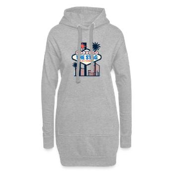 Stag Vegas - Der Junggesellenabschied – Las Vegas Feier - Hoodie-Kleid - Grau meliert - Vorne