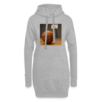 Sports - Basketball - Sweat-shirt à capuche long Femme - gris chiné - Devant