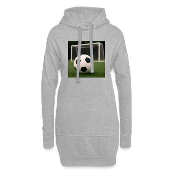 Sport - Football - Sweat-shirt à capuche long Femme - gris chiné - Devant
