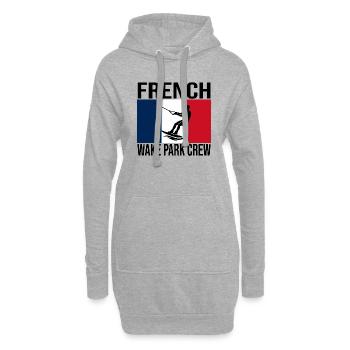 French Wake Park Crew Flag Tee - Hoodie-Kleid - Grau meliert - Vorne