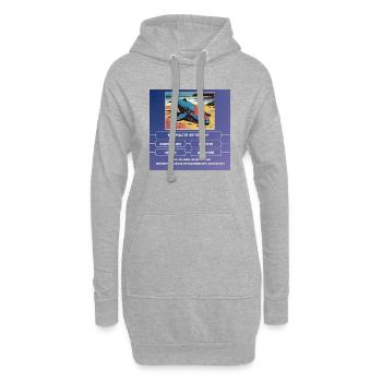 Was sollten wir retten? - Hoodie-Kleid - Grau meliert - Vorne