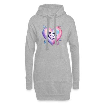Romantic Soul – Pastel Dreams Edition - Hoodie-Kleid - Grau meliert - Vorne