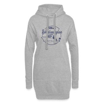 Chemise croisière femme My Retirement Plan - Sweat-shirt à capuche long Femme - gris chiné - Devant