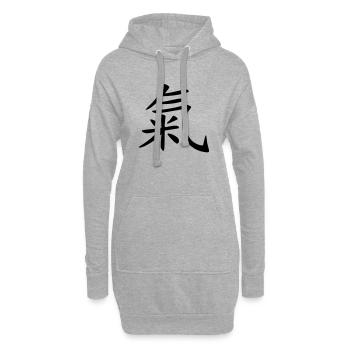 lebensenergie - Hoodie-Kleid - Grau meliert - Vorne