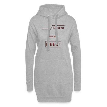 BEER - Hoodie-Kleid - Grau meliert - Vorne