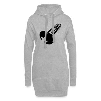 schraube - Hoodie-Kleid - Grau meliert - Vorne