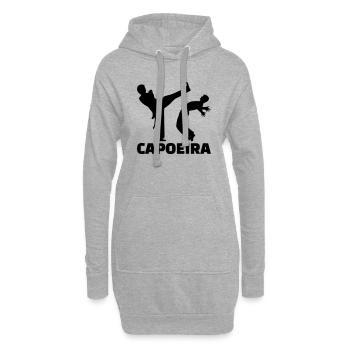 Capoeira - Hoodie-Kleid - Grau meliert - Vorne