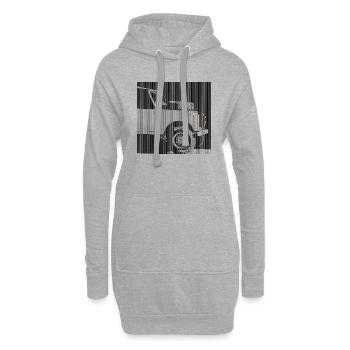 Verteidiger - Hoodie-Kleid - Grau meliert - Vorne