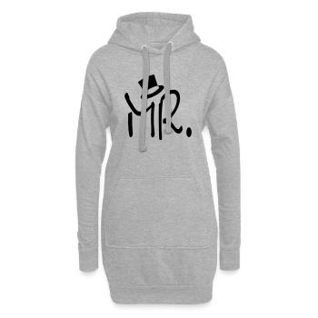 3461785_16508236_mr_zylinder_orig2 - Hoodie-Kleid - Grau meliert - Vorne