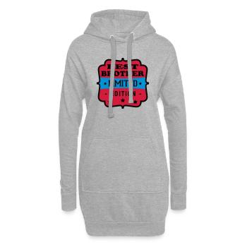Best brother limited edition - Hoodie-Kleid - Grau meliert - Vorne