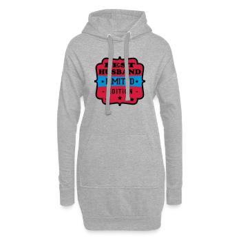 Best husband limited edition - Hoodie-Kleid - Grau meliert - Vorne