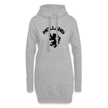 Holland - Hoodie-Kleid - Grau meliert - Vorne