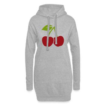 KIRSCHEN - Hoodie-Kleid - Grau meliert - Vorne