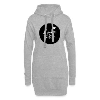 Räubertochter - Hoodie-Kleid - Grau meliert - Vorne