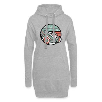 Robot tondeuse à gazon tondeuse à gazon robot tondeuse à gazon - Sweat-shirt à capuche long Femme - gris chiné - Devant