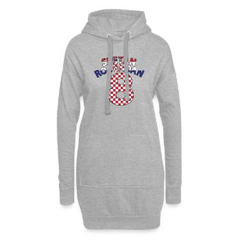 Kroatien 8. Geburtstag Sretan Rodendan 8 - Hoodie-Kleid - Grau meliert - Vorne