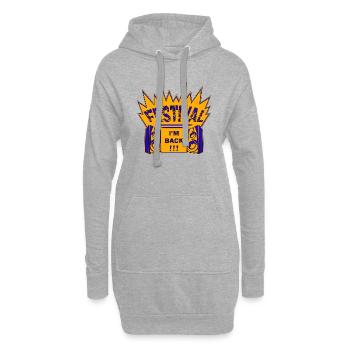 Festival - I'm back!!! - Hoodie-Kleid - Grau meliert - Vorne