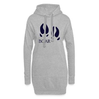 DOG CAT PET BOAR - Hoodie-Kleid - Grau meliert - Vorne