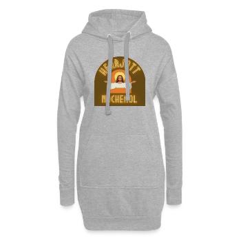 Herrjott Nochemol Herrgott nochmal Köln Kölsch - Hoodie-Kleid - Grau meliert - Vorne