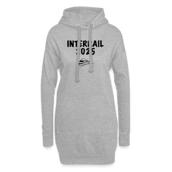 Interrail 25 - Hoodie-Kleid - Grau meliert - Vorne