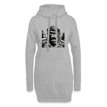 General Gorilla - Hoodie-Kleid - Grau meliert - Vorne