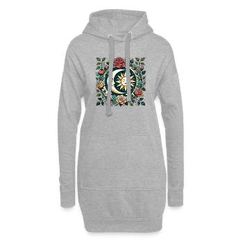 Sonne und Mond - Hoodie-Kleid - Grau meliert - Vorne