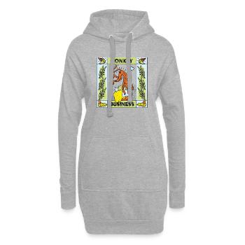 affe 1 - Hoodie-Kleid - Grau meliert - Vorne