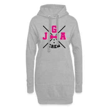 jga crew - Hoodie-Kleid - Grau meliert - Vorne
