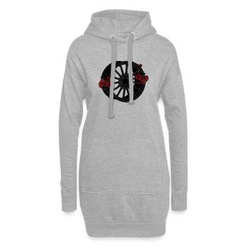 Felge - Hoodie-Kleid - Grau meliert - Vorne