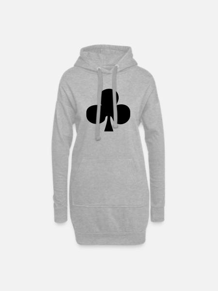 Clubs - Hoodie Dress - heather grey