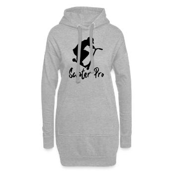 PRO SCOOTER Scooter Pro - Hoodie-Kleid - Grau meliert - Vorne