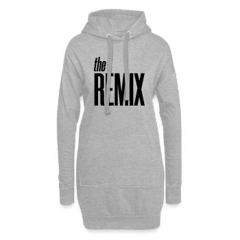 The Remix - Farbwechsel - Hoodie-Kleid - Grau meliert - Vorne