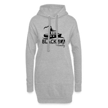BlackSeaFamily - Hoodie-Kleid - Grau meliert - Vorne