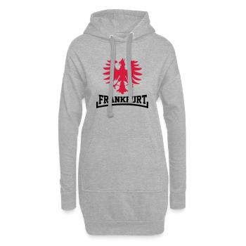 Frankfurt - FFM - Ultras - Frankfurt am Main - Hoodie-Kleid - Grau meliert - Vorne
