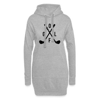 golf - Hoodie-Kleid - Grau meliert - Vorne