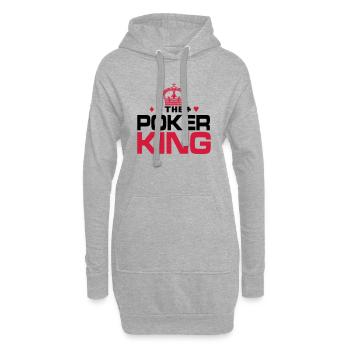 Poker King - Hoodie-Kleid - Grau meliert - Vorne
