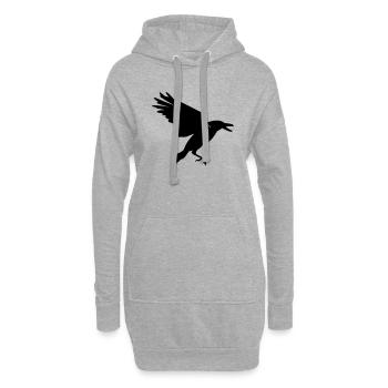 Rabe - Hoodie-Kleid - Grau meliert - Vorne