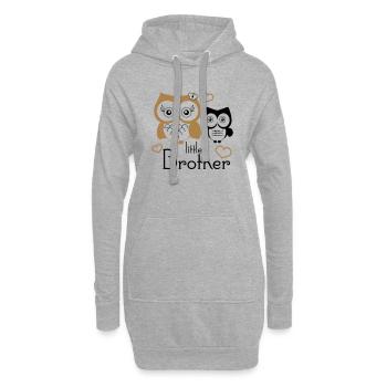 Little Brother - Hoodie-Kleid - Grau meliert - Vorne